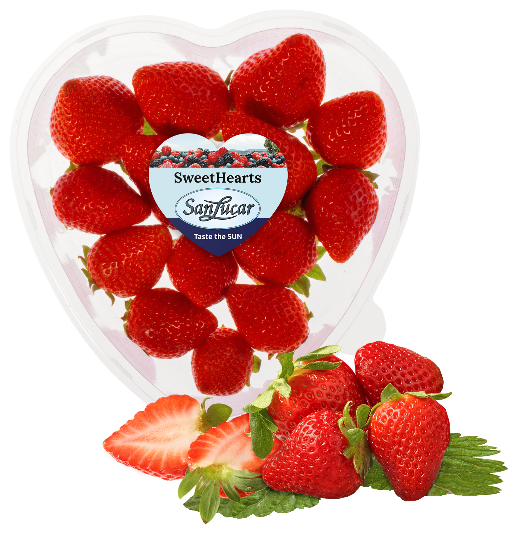 So süß schmeckt Liebe: SanLucar Erdbeeren in der Herzschale - SanLucar